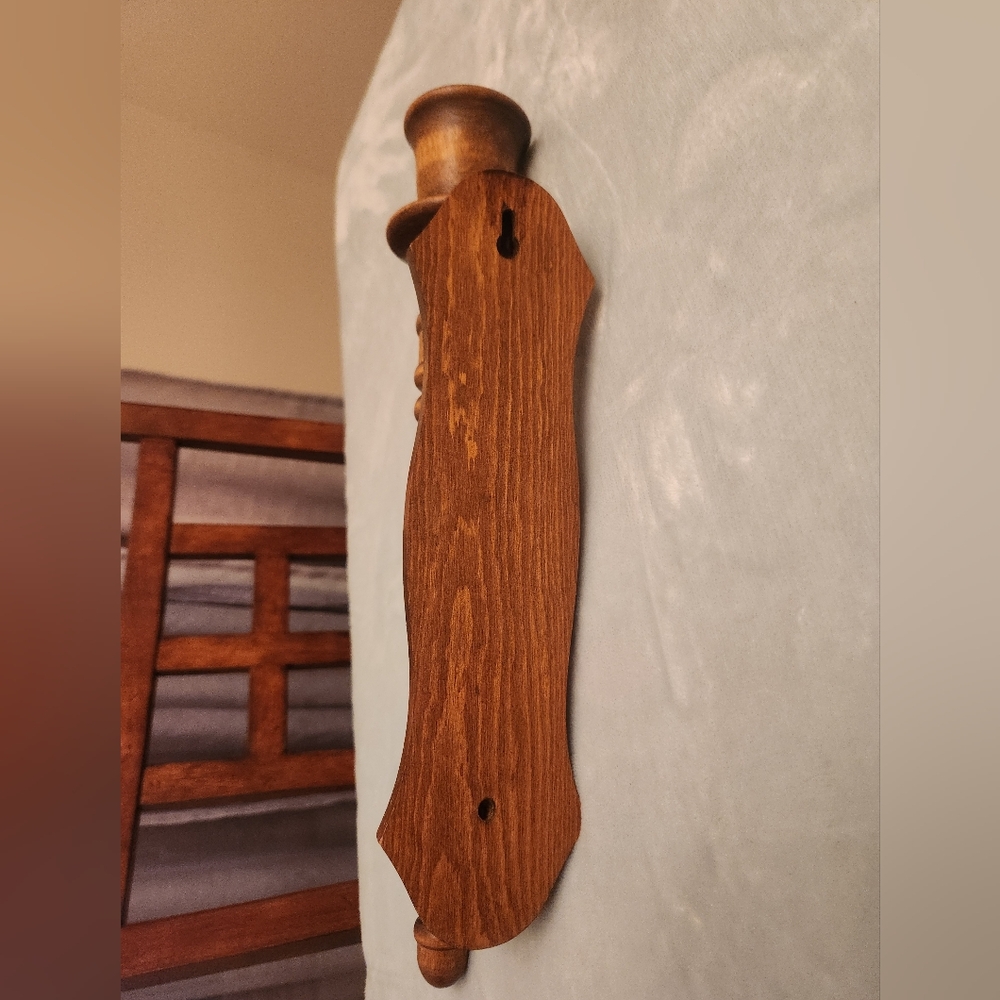 Home Interiors Wooden Carved Sconce and Diamond Crysral Sconce Candle Holder - Picture 5 of 10